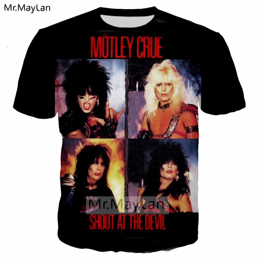 Classic Pop Metal Motley Crue Band 3D Print T shirt Men/women Cool Hip Hop Rock Streetwear T-shirt 80s Man Tshirt Tops Clothes
Classic Pop Metal Motley Crue Band 3D Print T shirt Men/women Cool Hip Hop Rock Streetwear T-shirt 80s Man Tshirt Tops Clothes