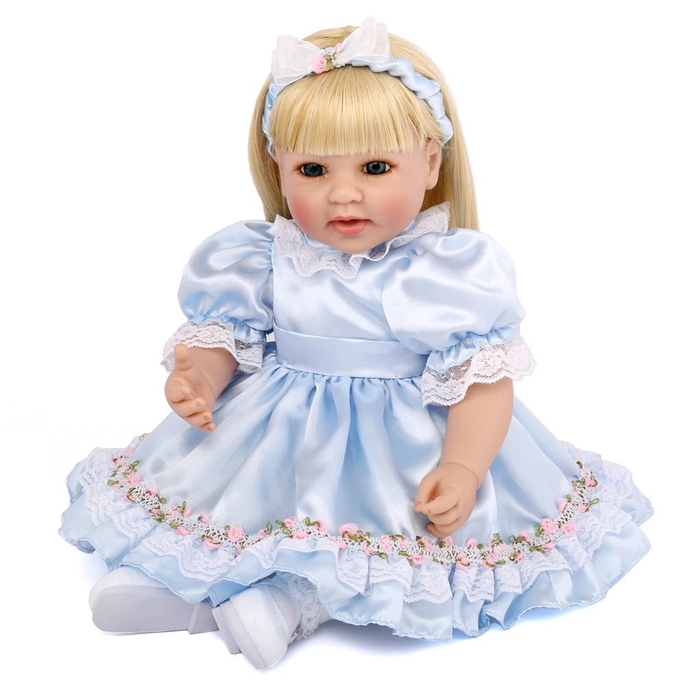 20inch Lovely Silicone Reborn Baby Doll Toy 50cm vinyl newborn toy toys Princess Girl Baby Doll Girl play house toys bonecas
20inch Lovely Silicone Reborn Baby Doll Toy 50cm vinyl newborn toy toys Princess Girl Baby Doll Girl play house toys bonecas