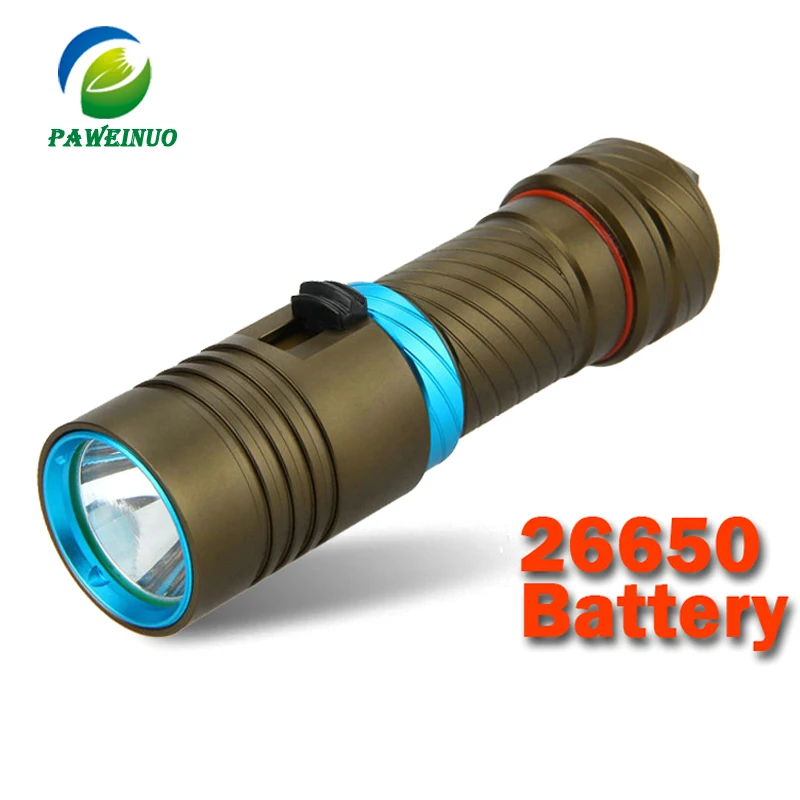 led cree xm-l2 powerful scuba diving flashlight xml l2 archon Hunting Underwater Light rechargeable torch 18650 OR 26650 battery
led cree xm-l2 powerful scuba diving flashlight xml l2 archon Hunting Underwater Light rechargeable torch 18650 OR 26650 battery