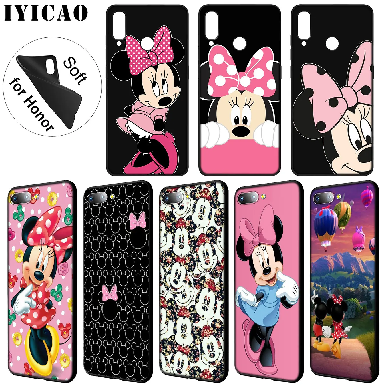 IYICAO Minnie Mickey Mouse Soft Silicone Phone Case for Huawei Y9 Y7 Y6 Prime 2019 Honor 20 8C 8X 8 9 9X 10 Lite 7C 7X 7A Pro
IYICAO Minnie Mickey Mouse Soft Silicone Phone Case for Huawei Y9 Y7 Y6 Prime 2019 Honor 20 8C 8X 8 9 9X 10 Lite 7C 7X 7A Pro