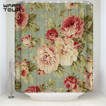 Extra Long Fabric Bath Shower Curtains 60 x 72 Inches Antique Flowers Welcome Mildew-resistant Bathroom Decor Sets with Hooks
Extra Long Fabric Bath Shower Curtains 60 x 72 Inches Antique Flowers Welcome Mildew-resistant Bathroom Decor Sets with Hooks