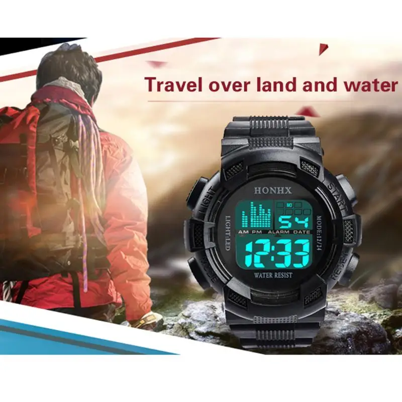 Waterproof Sports Watch LCD Digital Watch Men Army Stopwatch Date relogio masculino horloges mannen erkek kol saati
Waterproof Sports Watch LCD Digital Watch Men Army Stopwatch Date relogio masculino horloges mannen erkek kol saati