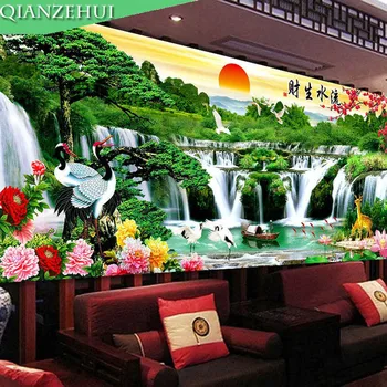 QIANZEHUI,Diamond Embroidery,Round Diamond The Pine Greeting Guests Full rhinestone 5D Diamond painting cross stitch,needlework
QIANZEHUI,Diamond Embroidery,Round Diamond The Pine Greeting Guests Full rhinestone 5D Diamond painting cross stitch,needlework