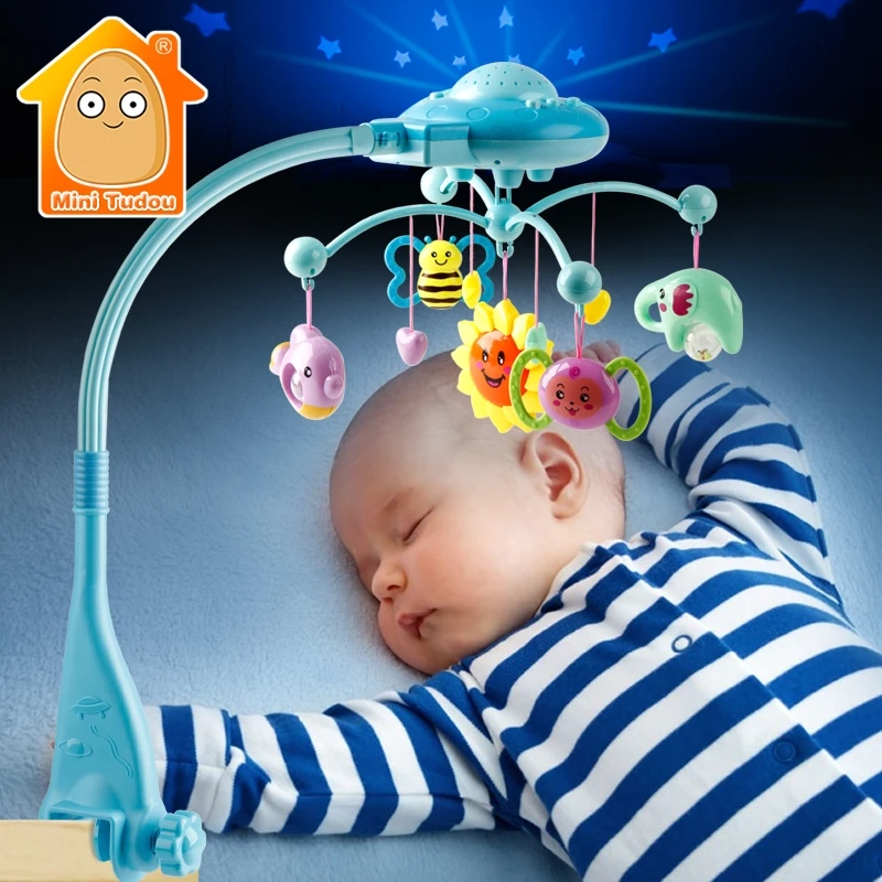 Детская музыкальная кроватка мобиль для детей 0 12 месяцев битвы с небом раннее