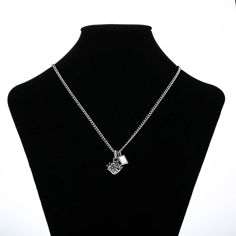 Buddhist Women Lotus Flower Necklace With Link Chain Stainless Steel Fashion Pendants Jewelry BP002-tag
Buddhist Women Lotus Flower Necklace With Link Chain Stainless Steel Fashion Pendants Jewelry BP002-tag