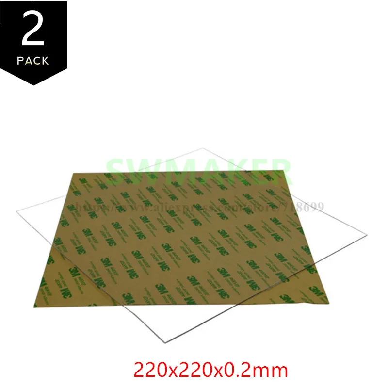 3D Printer Build Surface Polyetherimide PEI sheet 220*220* 0.2mm for Reprap prusa i3/Anet/wanhao 3D printer
3D Printer Build Surface Polyetherimide PEI sheet 220*220* 0.2mm for Reprap prusa i3/Anet/wanhao 3D printer
