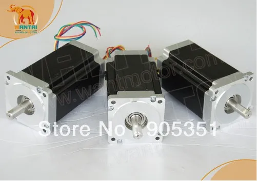 USA Ship &Free Shipping,3PCS CNC NEMA34 Stepper Motor 1232OZ-IN,6A,118mm,4leads
USA Ship &Free Shipping,3PCS CNC NEMA34 Stepper Motor 1232OZ-IN,6A,118mm,4leads