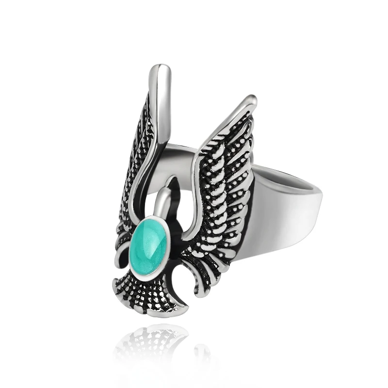 Hip Hop Gothic Wings Ring Vintage Silver Pigeon Rings For Men Boys Exaggerated Original Retro Engraved Punk Ring Mens Jewelry
Hip Hop Gothic Wings Ring Vintage Silver Pigeon Rings For Men Boys Exaggerated Original Retro Engraved Punk Ring Mens Jewelry