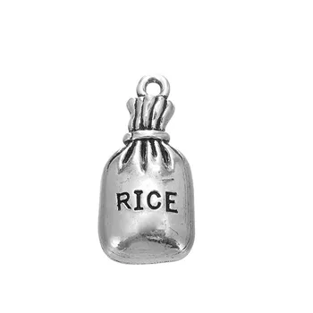 5Pcs Antique Silver Color Tone 13x27.2mm Rice Bag Charms Pendant For Jewelry Making DIY Jewelry Findings
5Pcs Antique Silver Color Tone 13x27.2mm Rice Bag Charms Pendant For Jewelry Making DIY Jewelry Findings