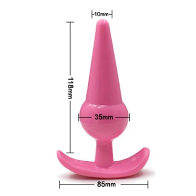 4PCS/SET Women Lingerie Sexy Lingerie Erotic Accessories Pink/black Anal Plug Exciting Tempting Sex Accessories Silica Gel Sexo SM Toys