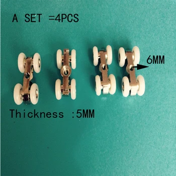 Shower Door ROLLERS/Runners/Pulleys/Guides/Wheels