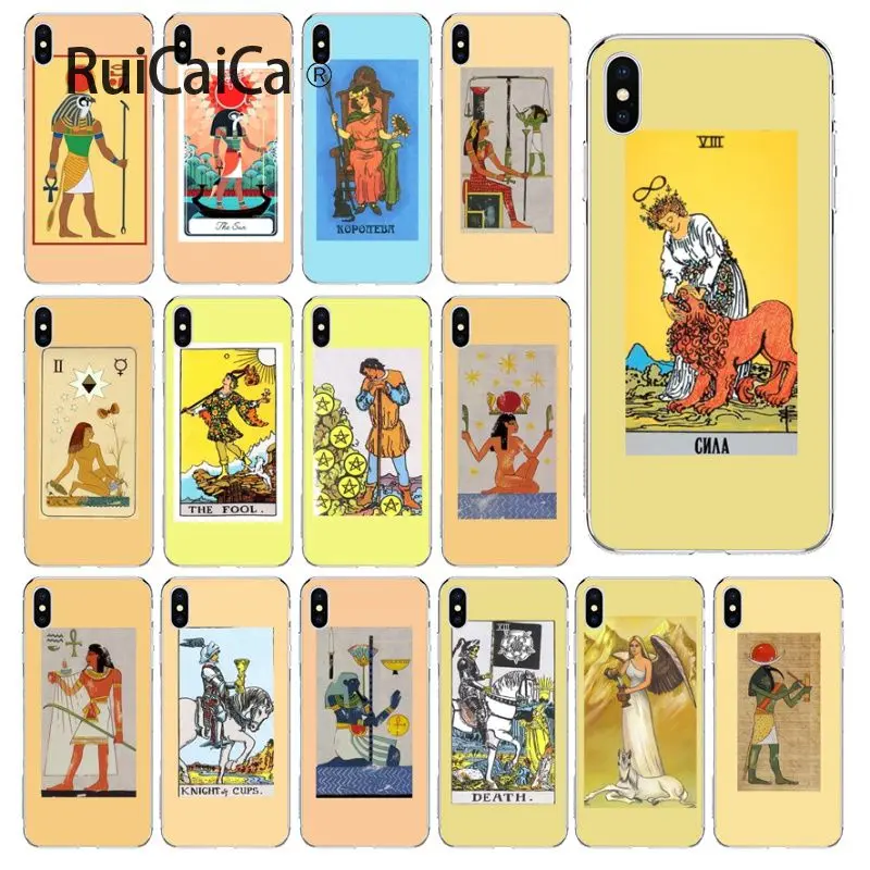 Ruicaica Egypt mysterious Tarot Divination TPU Soft Silicone Phone Case Cover for iPhone X XS MAX 6 6S 7 7plus 8 8Plus 5 5S XR
Ruicaica Egypt mysterious Tarot Divination TPU Soft Silicone Phone Case Cover for iPhone X XS MAX 6 6S 7 7plus 8 8Plus 5 5S XR