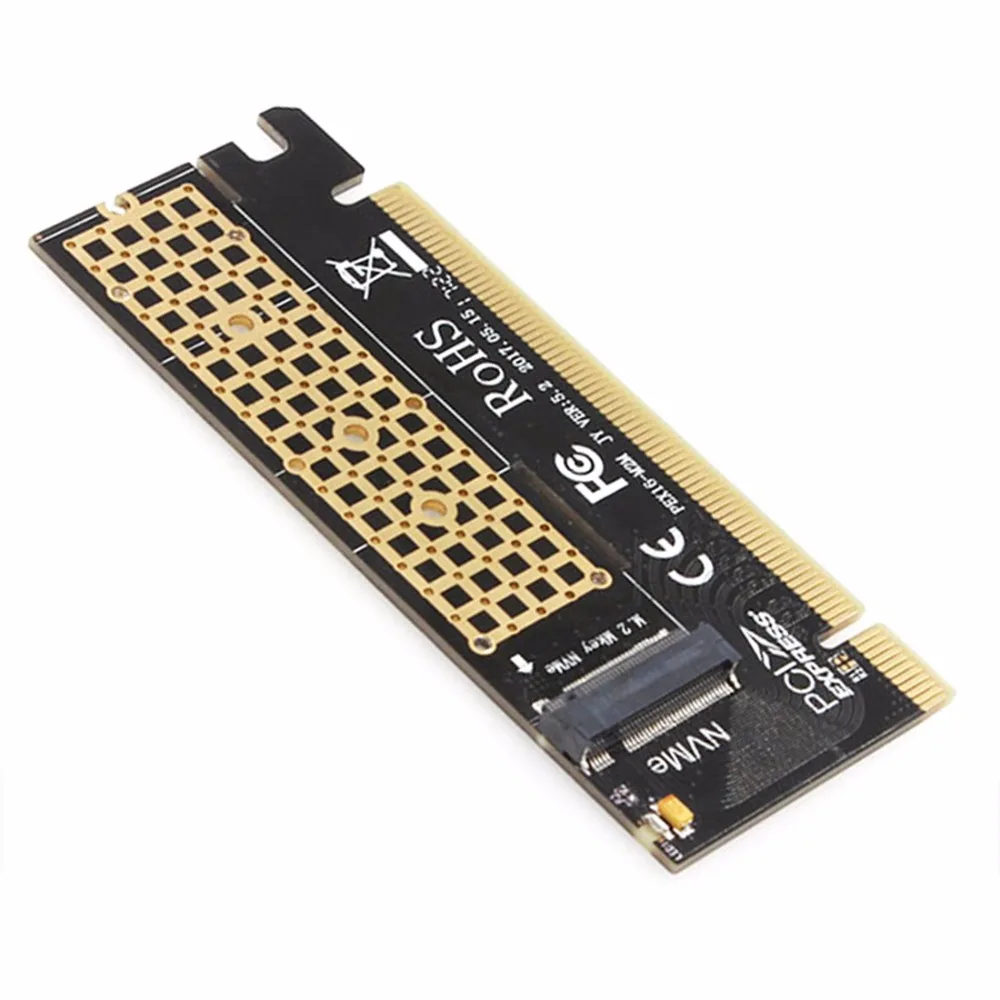 Swift MX16 M.2 for NVMe SSD for NGFF TO PCIE 3.0 X16 Adapter M Key Interface Card Support PCI Express x16 2280 FULL SPEED
Swift MX16 M.2 for NVMe SSD for NGFF TO PCIE 3.0 X16 Adapter M Key Interface Card Support PCI Express x16 2280 FULL SPEED