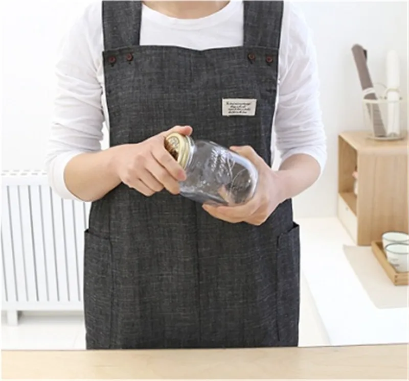 Black cowboy Cotton Apron X strap simple and convenient magic paste Cooking Apron home finishing work clothes
Black cowboy Cotton Apron X strap simple and convenient magic paste Cooking Apron home finishing work clothes