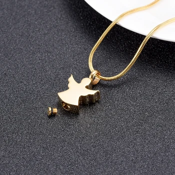 XWJ10003 Little Angel Design High Polishing Memorial Urn Necklace for Human/Pet Ashes Stainless Steel Cremation Urns Pendant
XWJ10003 Little Angel Design High Polishing Memorial Urn Necklace for Human/Pet Ashes Stainless Steel Cremation Urns Pendant