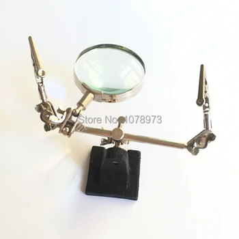 Free Shipping Jewelers Auxiliary Tool Jewelry Soldering Tools Third-Hand Tool with Magnifier Magnification 5X 1pcs/lot
Free Shipping Jewelers Auxiliary Tool Jewelry Soldering Tools Third-Hand Tool with Magnifier Magnification 5X 1pcs/lot