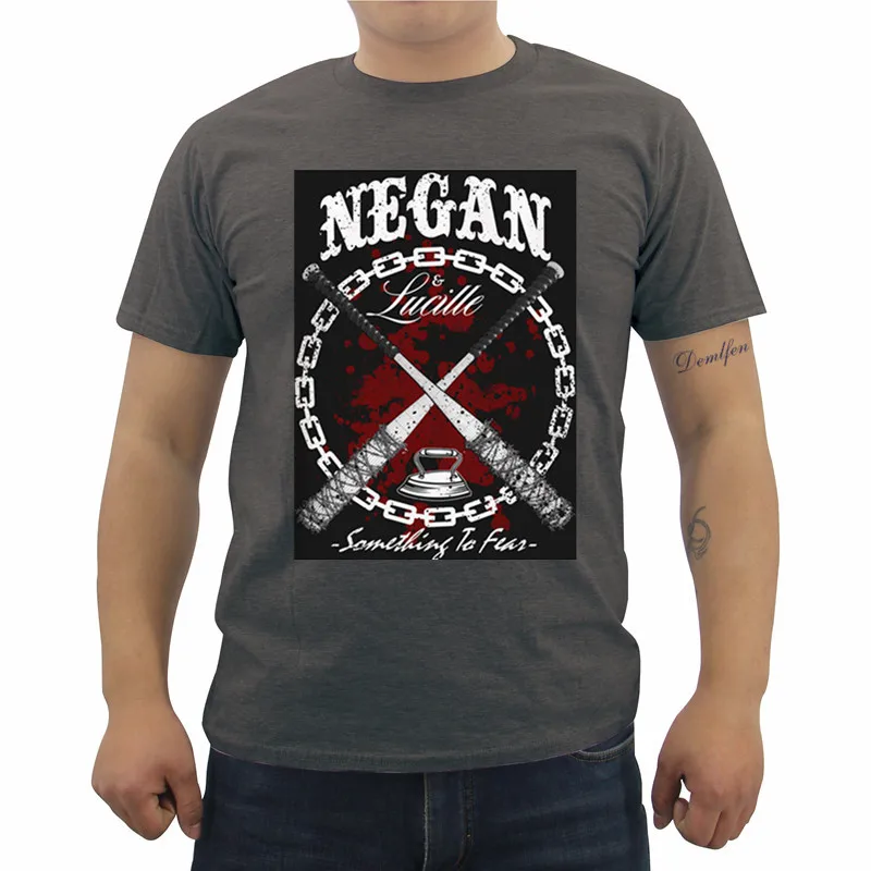 The walking dead Eeny Meeny Miny Moe Negan Lucille Hommes Organic t-shirt