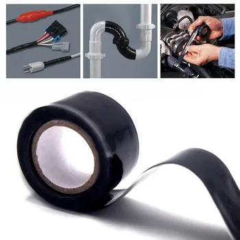 3m 1.5m Black Silicone Tape Waterproof Repair Bonding Sealing Tapes Rescue Self Adhesive Fusing Wire Tools Hose Pipe Useful
3m 1.5m Black Silicone Tape Waterproof Repair Bonding Sealing Tapes Rescue Self Adhesive Fusing Wire Tools Hose Pipe Useful