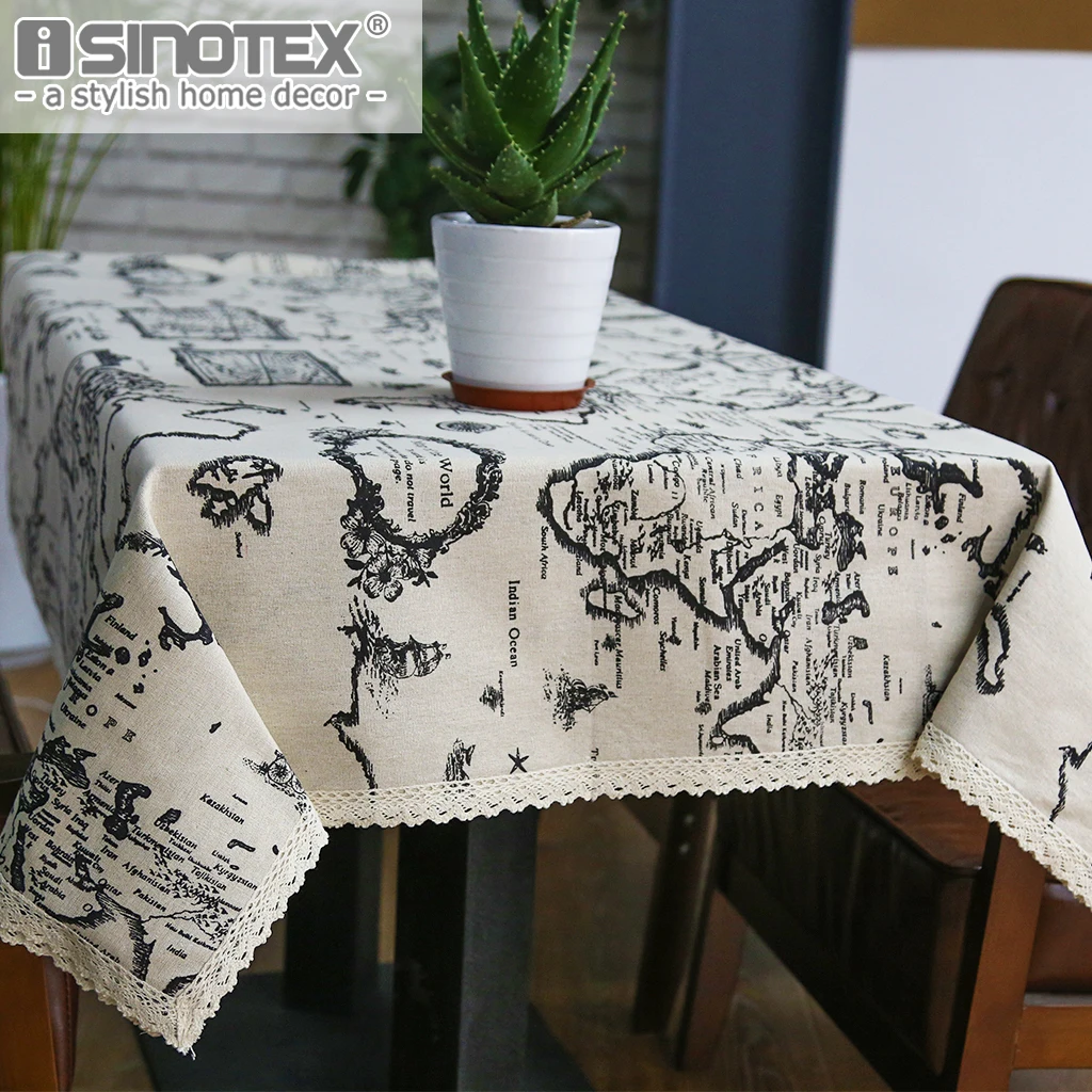 Cotton Linen Table Cloth Country Style Map Printed Multifunctional Rectangle Table Cover Tablecloth Home Decoration for Kitchen
Cotton Linen Table Cloth Country Style Map Printed Multifunctional Rectangle Table Cover Tablecloth Home Decoration for Kitchen