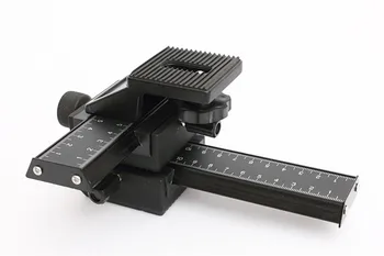 Two-way macro frame Four-dimensional macro Tripod Head LP-02 fine-tuning long-shaped Tripod Head Macro shooting weapon