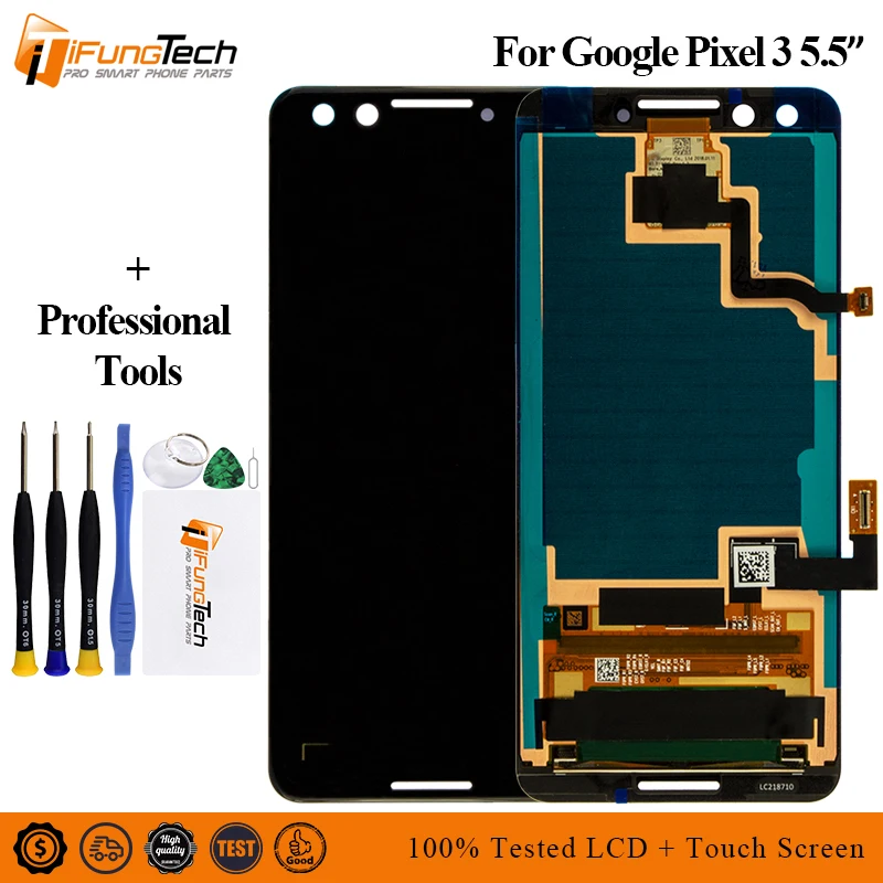 For 5.5" HTC Google Pixel 3 LCD Display Screen+Touch Panel Screen Digitizer Assembly For HTC Google Pixel 3 Display Repair
For 5.5" HTC Google Pixel 3 LCD Display Screen+Touch Panel Screen Digitizer Assembly For HTC Google Pixel 3 Display Repair