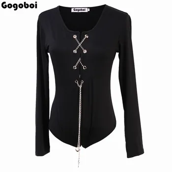 Sexy Bodysuit Women Overalls 2018 Plus Size Long Sleeve V-neck Bandage Women Jumpsuits Bodycon Slim Female Women Romper
Sexy Bodysuit Women Overalls 2018 Plus Size Long Sleeve V-neck Bandage Women Jumpsuits Bodycon Slim Female Women Romper