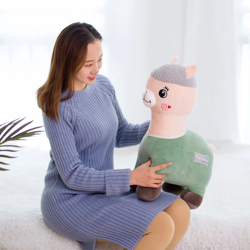 Cute Cartoon Alpaca Plush Doll Toy Fabric Sheep Soft Stuffed Animal Birthday Gift for Grilfriend Kid Children
Cute Cartoon Alpaca Plush Doll Toy Fabric Sheep Soft Stuffed Animal Birthday Gift for Grilfriend Kid Children