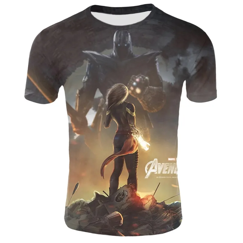2019 summer new men's t-shirt Marvel movie The Avengers 4 Endgame final battle 3D digital printing trend round neck T-shirt
2019 summer new men's t-shirt Marvel movie The Avengers 4 Endgame final battle 3D digital printing trend round neck T-shirt