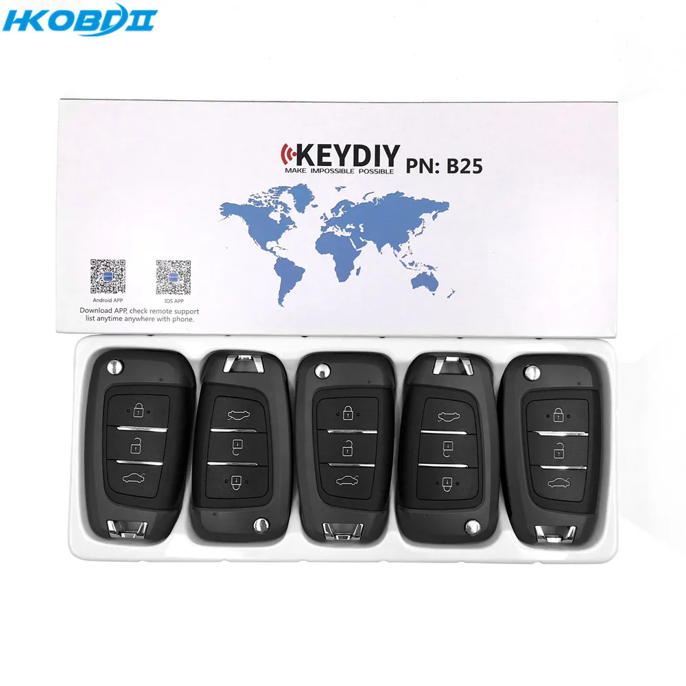 HKOBDII KEYDIY Original KD B25 Button B series Universial Remote For KD900/KD-X2/ URG200/KD MINI B Series Remote
HKOBDII KEYDIY Original KD B25 Button B series Universial Remote For KD900/KD-X2/ URG200/KD MINI B Series Remote