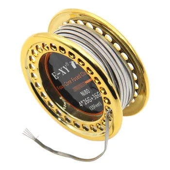 NI80 Fused Clapton Heating Wire Premade Coil Double/Tri/Four Core 15Feet for RDA RBA Rebuildable Atomizer Vaporizer DIY Coils
NI80 Fused Clapton Heating Wire Premade Coil Double/Tri/Four Core 15Feet for RDA RBA Rebuildable Atomizer Vaporizer DIY Coils