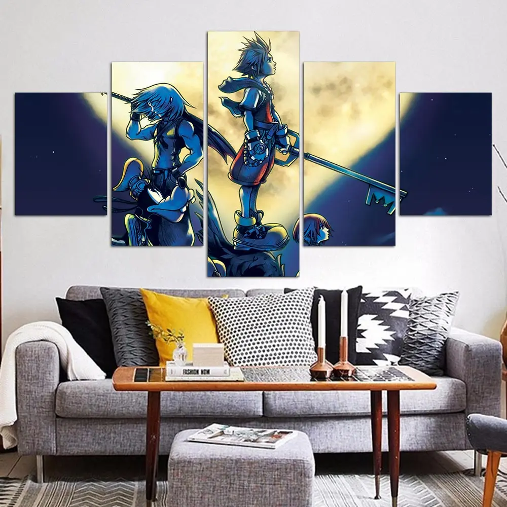 Kingdom hearts Modular Pictures 5 panels HD Canvas painting poster japan Print Canvas Painting decoration
Kingdom hearts Modular Pictures 5 panels HD Canvas painting poster japan Print Canvas Painting decoration