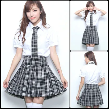 Fashion British Style Costume For Women Korean Japanese Junior High School Cosplay Girls Uniform Plaid Female Skirt Suits ZQ003
Fashion British Style Costume For Women Korean Japanese Junior High School Cosplay Girls Uniform Plaid Female Skirt Suits ZQ003