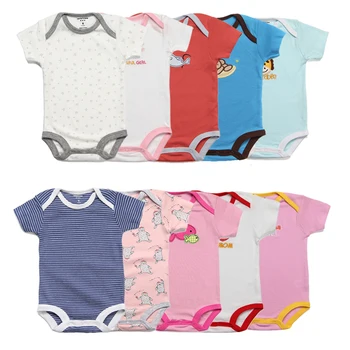 10Pieces/Lot Summer Baby Rompers Boys Girls Clothes Short Sleeve Cotton Newborn Baby Jumpsuit Kids Costume Overalls for Children
10Pieces/Lot Summer Baby Rompers Boys Girls Clothes Short Sleeve Cotton Newborn Baby Jumpsuit Kids Costume Overalls for Children