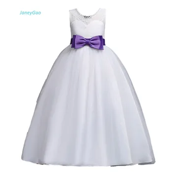 JaneyGao Flower Girl Dress For Wedding Party White Floor Length 4-14Y First Communion Dress Pageant Dress Lace Formal Gown 2018
JaneyGao Flower Girl Dress For Wedding Party White Floor Length 4-14Y First Communion Dress Pageant Dress Lace Formal Gown 2018
