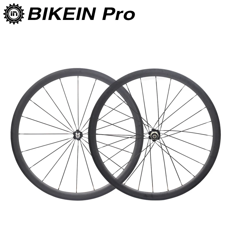 BIKEIN Ultralight 3k Carbon 700C Road Bike Wheels 38mm Depth 23mm Width Rim Clincher Tubular Cycling Bicycle Wheelsets 271/372SB
BIKEIN Ultralight 3k Carbon 700C Road Bike Wheels 38mm Depth 23mm Width Rim Clincher Tubular Cycling Bicycle Wheelsets 271/372SB