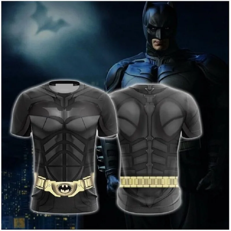 NEW Batman Cosplay Unisex 3D Printed T-shirt Men Short sleeve Fitness Cosplay Costume Slim Fit Compression Tops Male Tees
NEW Batman Cosplay Unisex 3D Printed T-shirt Men Short sleeve Fitness Cosplay Costume Slim Fit Compression Tops Male Tees