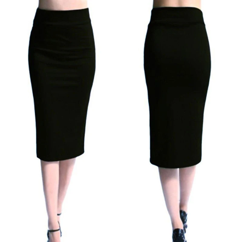 New simple Ladies Office Stretch Bodycon Midi Skirt Women Pencil Skirt Female High Waist Mid-Calf Jersey Skirt Puls Size XL 2019
New simple Ladies Office Stretch Bodycon Midi Skirt Women Pencil Skirt Female High Waist Mid-Calf Jersey Skirt Puls Size XL 2019