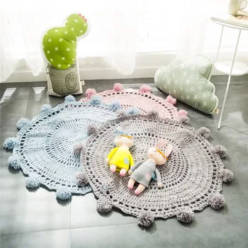 2019 Knitted Floor Mat Hand Woven Carpet Acrylic Warmly Europe Round Carpet For Kids Crawling Playing Rugs Bedroom props Tapis
2019 Knitted Floor Mat Hand Woven Carpet Acrylic Warmly Europe Round Carpet For Kids Crawling Playing Rugs Bedroom props Tapis