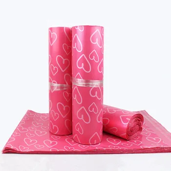 10Pcs Self-adhesive Post Mailing Envelope Pouches Pink Heart-shaped Watertight Clothes Storage Bag Size 28*38+4cm
10Pcs Self-adhesive Post Mailing Envelope Pouches Pink Heart-shaped Watertight Clothes Storage Bag Size 28*38+4cm