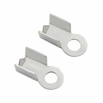 100pcs/lot Stainless Steel End Caps End Clasps For Leather Cord Crimp Bead Connectors For DIY Jewelry Making
100pcs/lot Stainless Steel End Caps End Clasps For Leather Cord Crimp Bead Connectors For DIY Jewelry Making