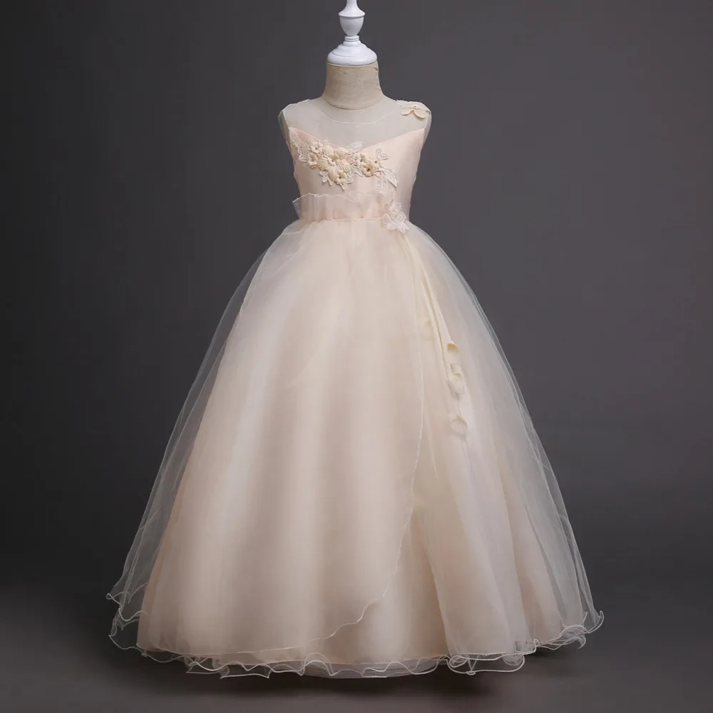Girls Dress Children Wedding Dress Bead Appliques Party Tulle Princess Birthday Dress First Communion Gown for Teenager Girls
Girls Dress Children Wedding Dress Bead Appliques Party Tulle Princess Birthday Dress First Communion Gown for Teenager Girls