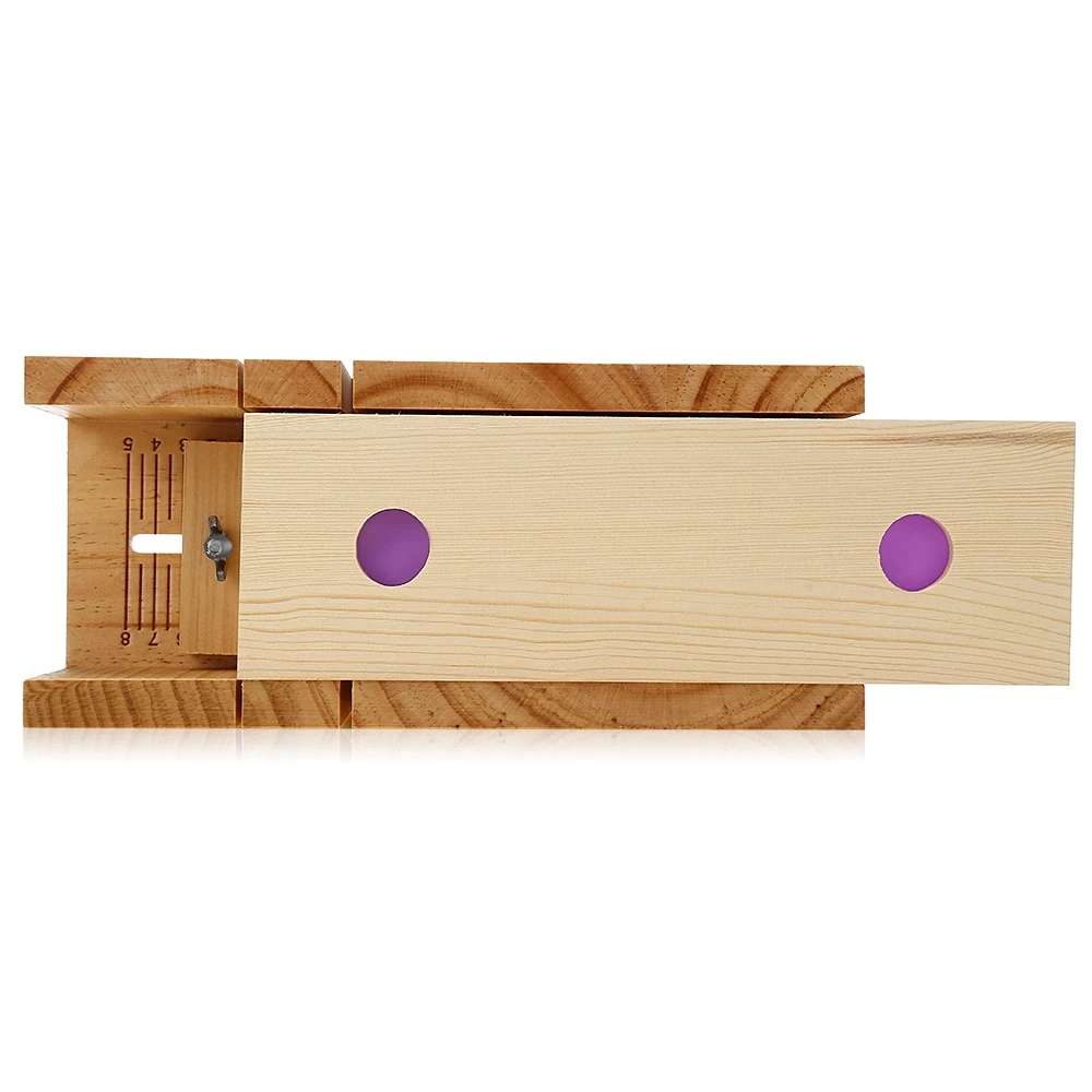 Wooden Soap Loaf Cutter Mold With Accurate Scale, Silicone Mould With Wood Box, Soap Tool Kitchen Kit.
Wooden Soap Loaf Cutter Mold With Accurate Scale, Silicone Mould With Wood Box, Soap Tool Kitchen Kit.