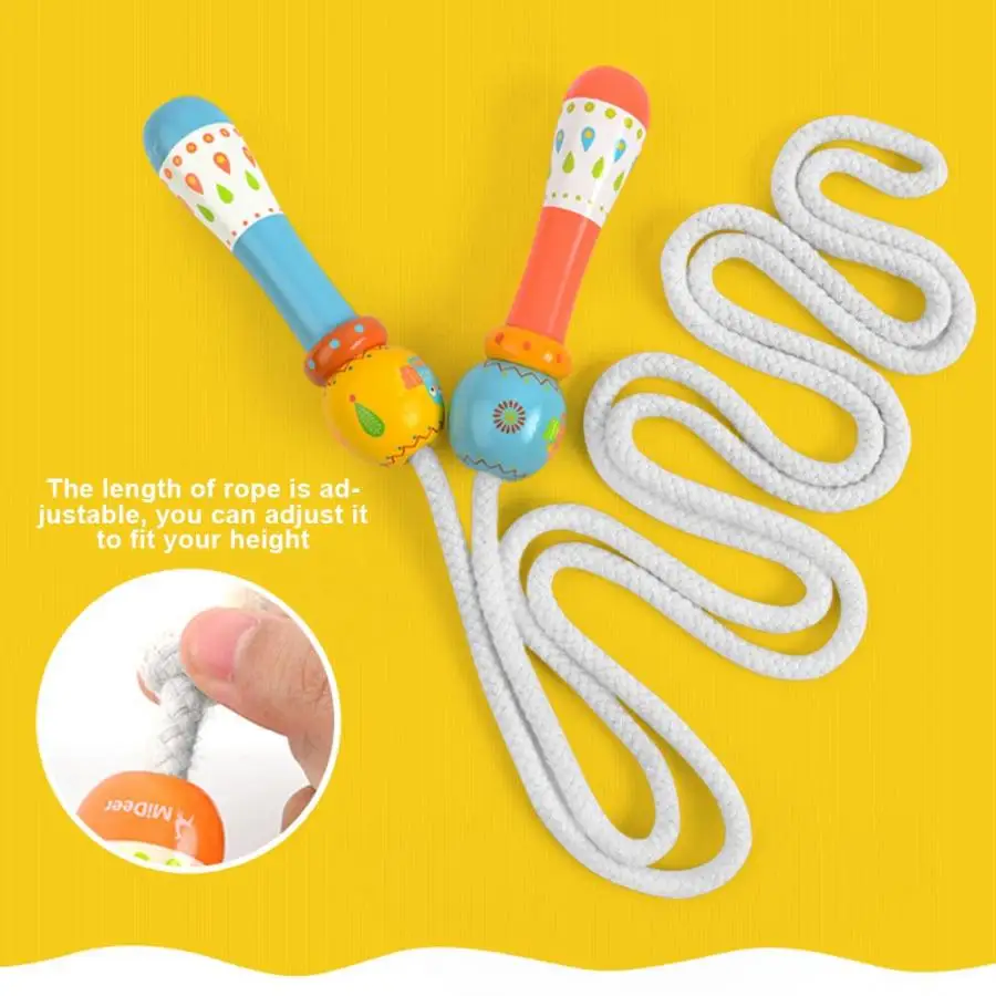 1PC Kids Skipping Sports Skipping Rope Toys Children Kids Wooden Jump Rope Sports Exercise Gym Training Skipping Rope
1PC Kids Skipping Sports Skipping Rope Toys Children Kids Wooden Jump Rope Sports Exercise Gym Training Skipping Rope