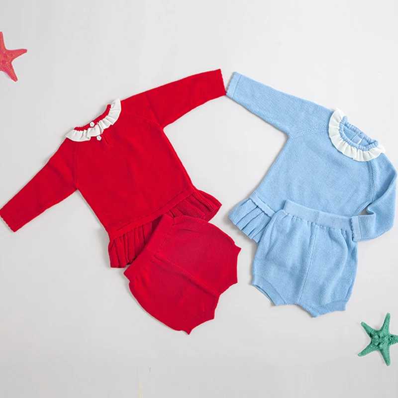 Baby Autumn Winter Clothes Sets Cute Cardigan For Toddler Girls Kids Warm Sweater+Baby Ruffle Bloomer 2pcs Knit Children Clothes
Baby Autumn Winter Clothes Sets Cute Cardigan For Toddler Girls Kids Warm Sweater+Baby Ruffle Bloomer 2pcs Knit Children Clothes