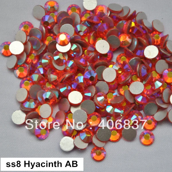 Free Shipping! 1440pcs/Lot, ss8 (2.3-2.5mm) Hyacinth AB Flat Back Nail Art Glue On Non Hotfix Rhinestones
Free Shipping! 1440pcs/Lot, ss8 (2.3-2.5mm) Hyacinth AB Flat Back Nail Art Glue On Non Hotfix Rhinestones