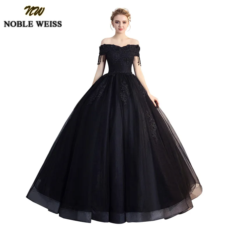 NOBLE WEISS Black Ball Gown Quinceanera Dresses 2019 Beading Off Shoulder Sweet 16 Dress Long Floor Length Vestidos de 15 anos
NOBLE WEISS Black Ball Gown Quinceanera Dresses 2019 Beading Off Shoulder Sweet 16 Dress Long Floor Length Vestidos de 15 anos