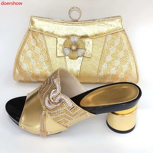 doershow gold Shoe with Matching Bags Shoe and Bag Set for Party In Women Italian Matching Shoe and Bag Set with stones!!HBJ1-7
doershow gold Shoe with Matching Bags Shoe and Bag Set for Party In Women Italian Matching Shoe and Bag Set with stones!!HBJ1-7