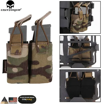 

EMERSON Double Magzine Pouch For SS Vest Pistol Magazine Pouch Airsoft paintball Hunting Molle Pouch EM6374