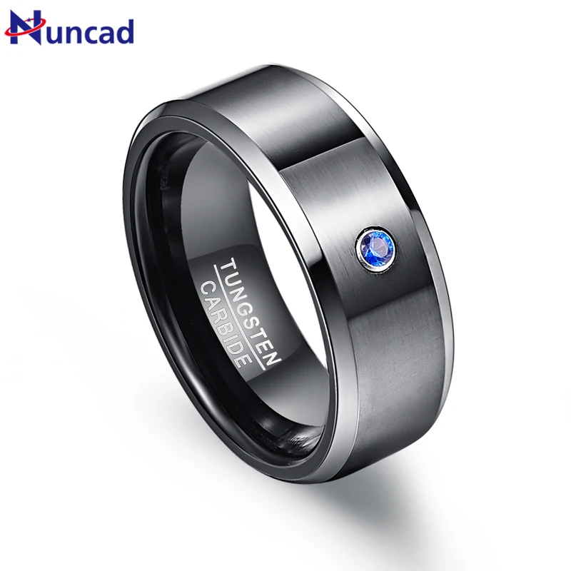 Pierscienie 8mm Men Ring 100% Tungsten Carbide Zircon Black Wedding Bands Engagement Anillos para hombres
Pierscienie 8mm Men Ring 100% Tungsten Carbide Zircon Black Wedding Bands Engagement Anillos para hombres