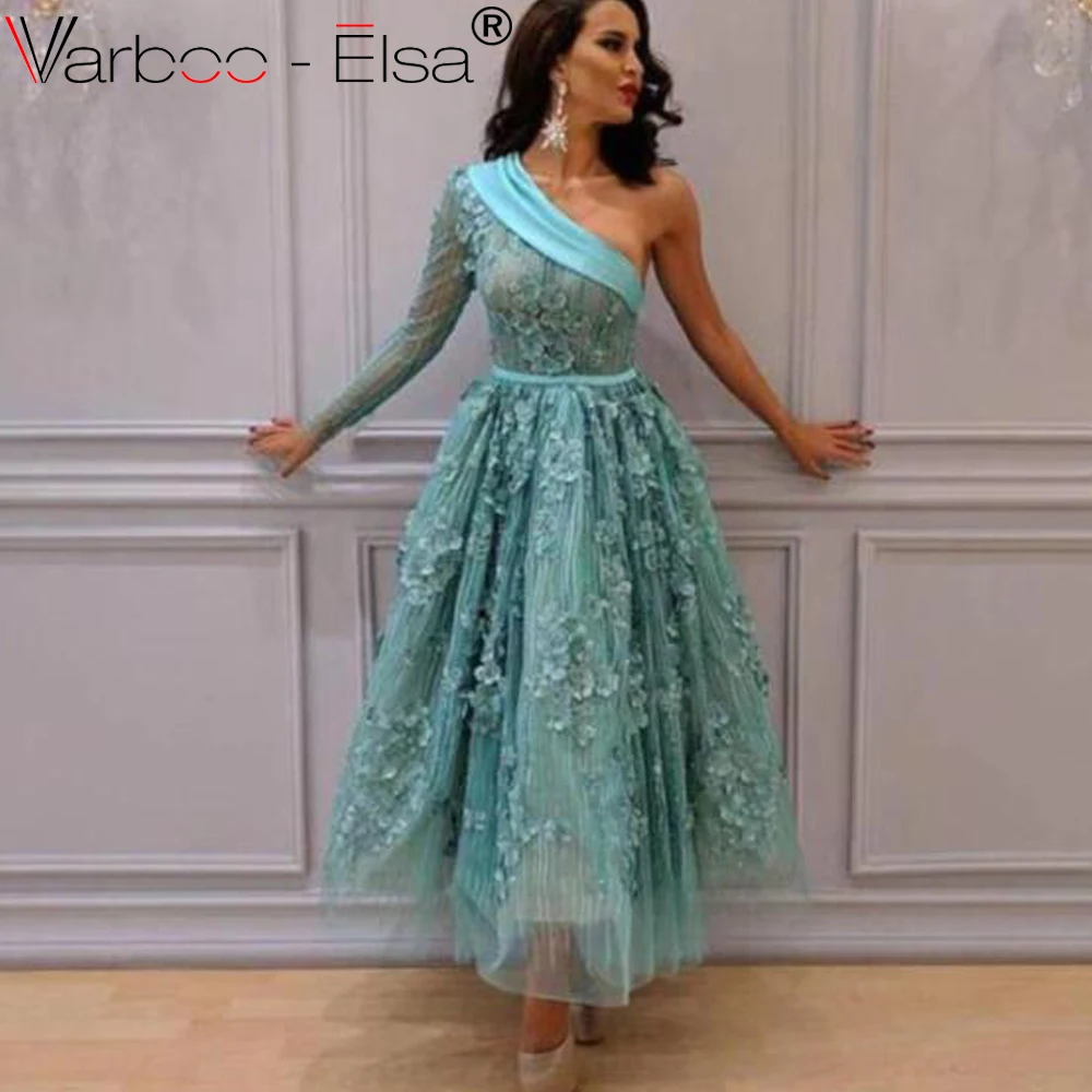 VARBOO_ELSA A Line One Shoulder Green Dubai Arab Evening Dress 2019 Long Prom Dresses Formal Evening Dress Robe De Soiree
VARBOO_ELSA A Line One Shoulder Green Dubai Arab Evening Dress 2019 Long Prom Dresses Formal Evening Dress Robe De Soiree